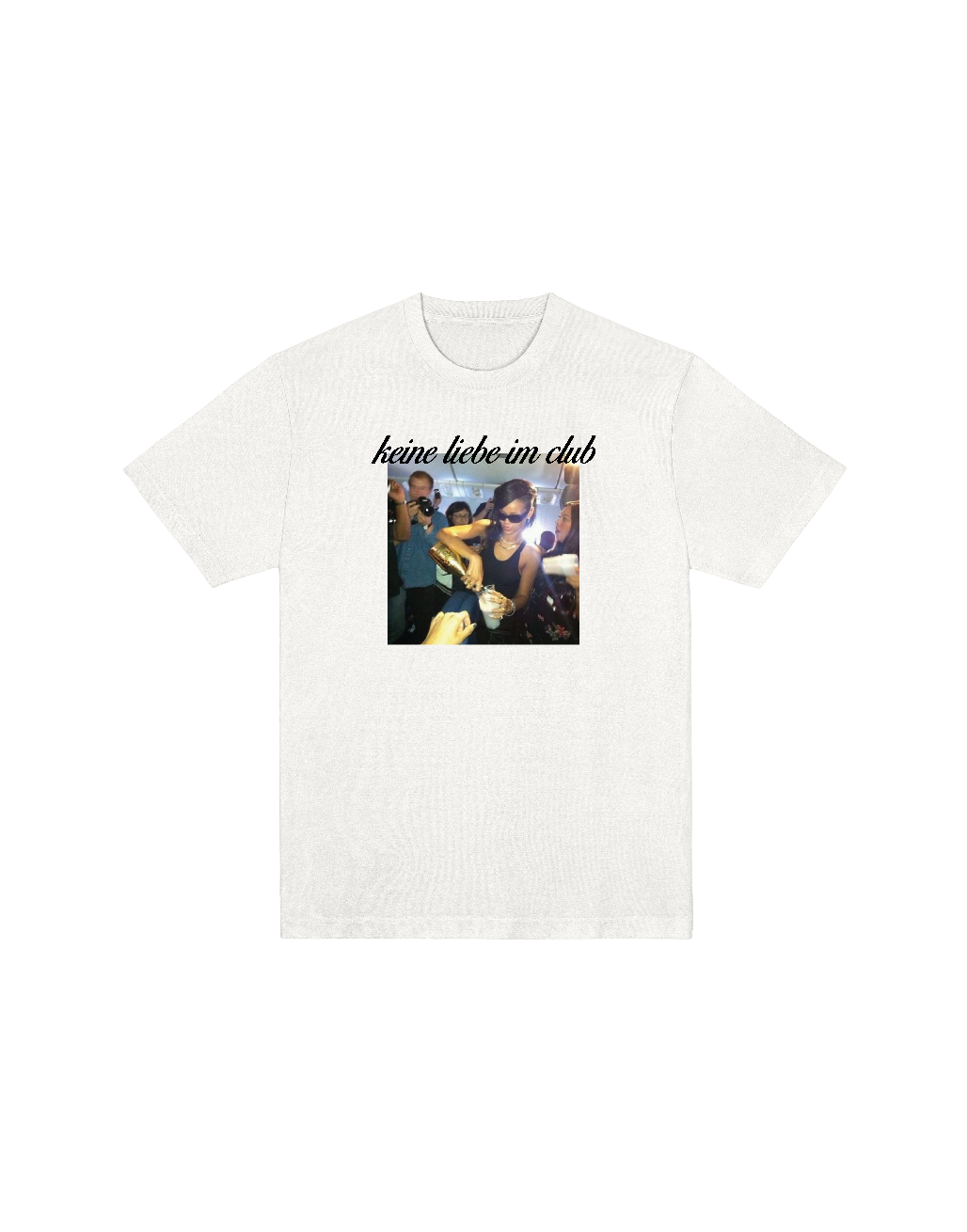 „keine liebe im club“ T-Shirt